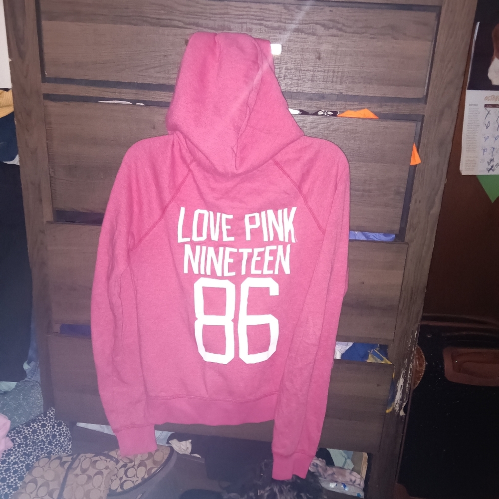 Victoria Secret PINK RETRO cotton zip up